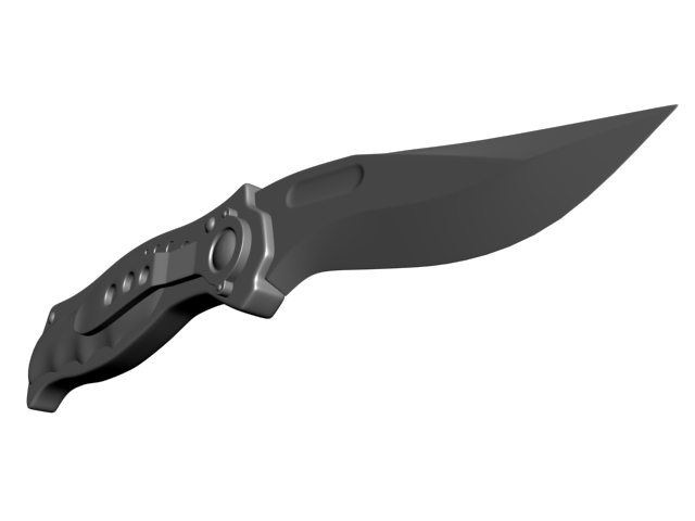 Охотничий нож - 3D модель